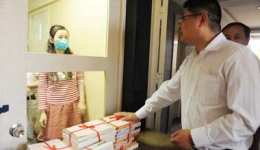 院领导高度关心隔离医学观察的医务人员