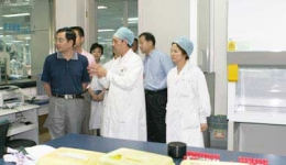 卫生厅到我院进行安全生产大检查