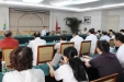 沈骥厅长在我院主持召开主题教育活动座谈会