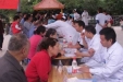 城东病区党总支开展社区义诊活动