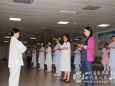内科党总支组织学习八段锦