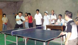 草堂病区分工会组织职工文体活动