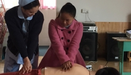 城东病区急救技能公益培训走进幼儿园