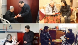 院领导走访慰问老专家和困难职工