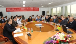 诺贝尔生理学医学奖得主来院交流访问