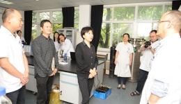 党委书记祝春秀一行深入药学部调研