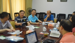 电子科技大学校领导到医学院召开工作推进会