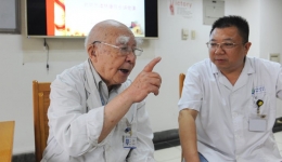 外科党总支邀请潘慈康老院长讲党课