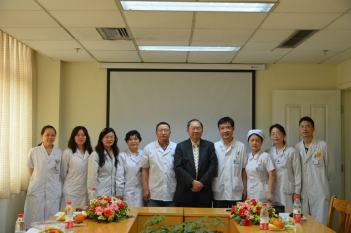 台北荣总医院周昌德教授参观