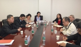 台北林口长庚纪念医院代表团来院交流访问