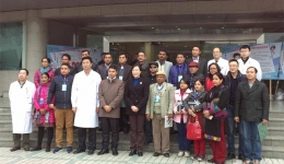 尼泊尔卫生官员代表团来我院交流访问