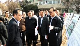 省、市相关领导来我院督导四川省老年医学中心及四川省精神卫生中心项目