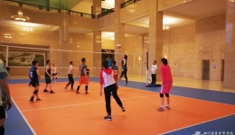 四川省直单位职工气排球比赛我院获企事业组冠军