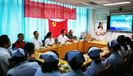 呼吸科党支部开展“金点子”擂台赛主题党日活动
