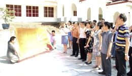 城东病区机关党支部开展“重温长征路 一心跟党走”主题教育活动