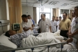 省卫计委沈骥主任来我院看望地震伤员