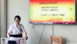 风湿免疫科党支部开展廉洁教育与风险防控主题党日活动