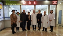 国家卫健委来我院调研指导临床输血管理及临床输血质量控制中心工作