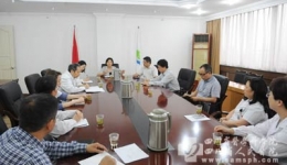 省卫生计生委机关党委书记冉茂琴到我院调研