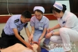 崇州分院急救培训走进公安局交警大队