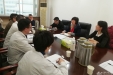 谭玲总会计师到医学装备部（招标采购中心）开展工作调研