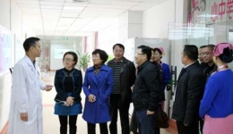温江区领导一行赴我院城东病区参观交流