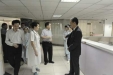 沈骥厅长率队来院看望慰问医务人员并进行安全检查