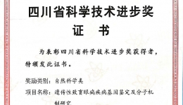 我院两项科技成果荣获2018年度四川省科技进步奖