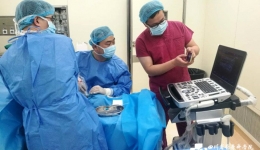 集团金牛医院完成首例超声引导介入腔内治疗血液透析通路手术