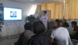 营养科为慢性肾病患者开展营养知识小课堂