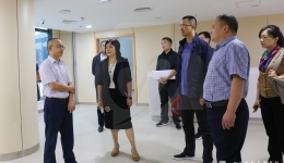 院党委书记欧力生到集团温江医院新院区调研