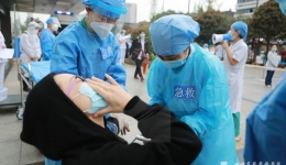 我院开展应对秋冬季新冠肺炎爆发流行应急演练