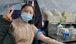 我院组织职工无偿献血