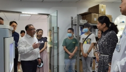 乐山职业技术学院到我院医学3D打印中心参观交流