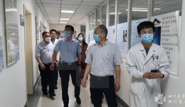 省科技厅领导到我院重点实验室督导检查安全生产工作