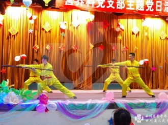 2019营养科员工风采展示-武术表演