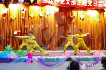 2019营养科员工风采展示-武术表演