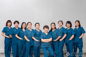 心血管介入中心护士合影