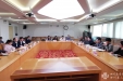 杨正林院长代表院领导班子听取审计厅检查组对我院内审工作检查情况反馈意见