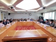 杨正林院长代表院领导班子听取审计厅检查组对我院内审工作检查情况反馈意见