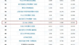 中国医院排行榜公布 我院创近年来最快攀升纪录
