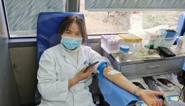 我院组织2022年第一次无偿献血活动