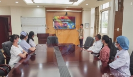 老年消化科党支部与老年综合内科党支部联合开展 “党建引领，助力医疗安全，提升医疗质量”主题党日活动