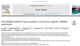 耳鼻咽喉头颈外科一项研究成果在国际著名学术期刊发表