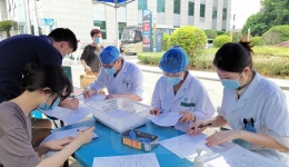 我院组织2022年第二次职工无偿献血活动
