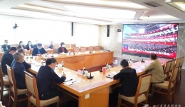 院党委组织收听收看中国共产党第二十次全国代表大会开幕会