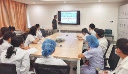 老年呼吸科党支部与放射科党支部联合开展“学科互助，共话肺影”主题党日活动