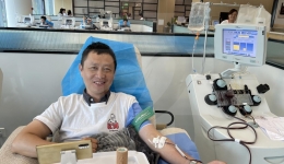 输血科组织参加四川省世界献血者日主题宣传活动