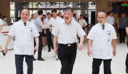 中国科学院院士、中国红十字会会长陈竺来院调研