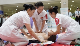 门急诊医技党总支、分工会举办急救技能大赛